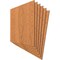 Ekena Millwork 23 3/4W x 23 3/4H x 3/8T Wood Hobby Boards, Cherry, 6PK HBW24X24X375BCH - alternate 2